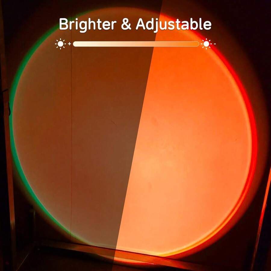 Multicolor Sunset Projector Lamp With Remote & APP Control - 16 Colors & 16 Dynamic Modes, Dimmable LED Night Light For Bedroom, Party, Photography Decor,Romantic Dates & Gifts